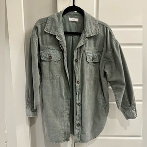 Shacket by Shop Talulah in Sage Soze small